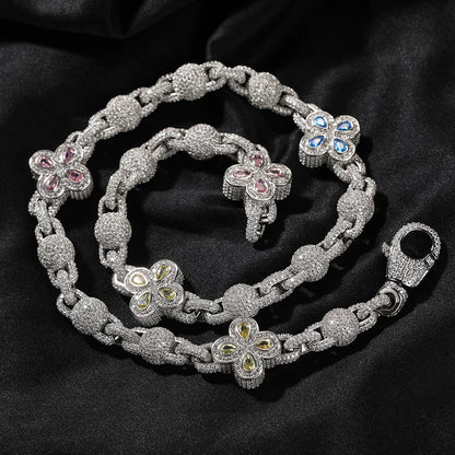 Petal Bloom Iced Mariner Chain Set