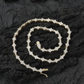 Starburst Cluster Tennis Necklace