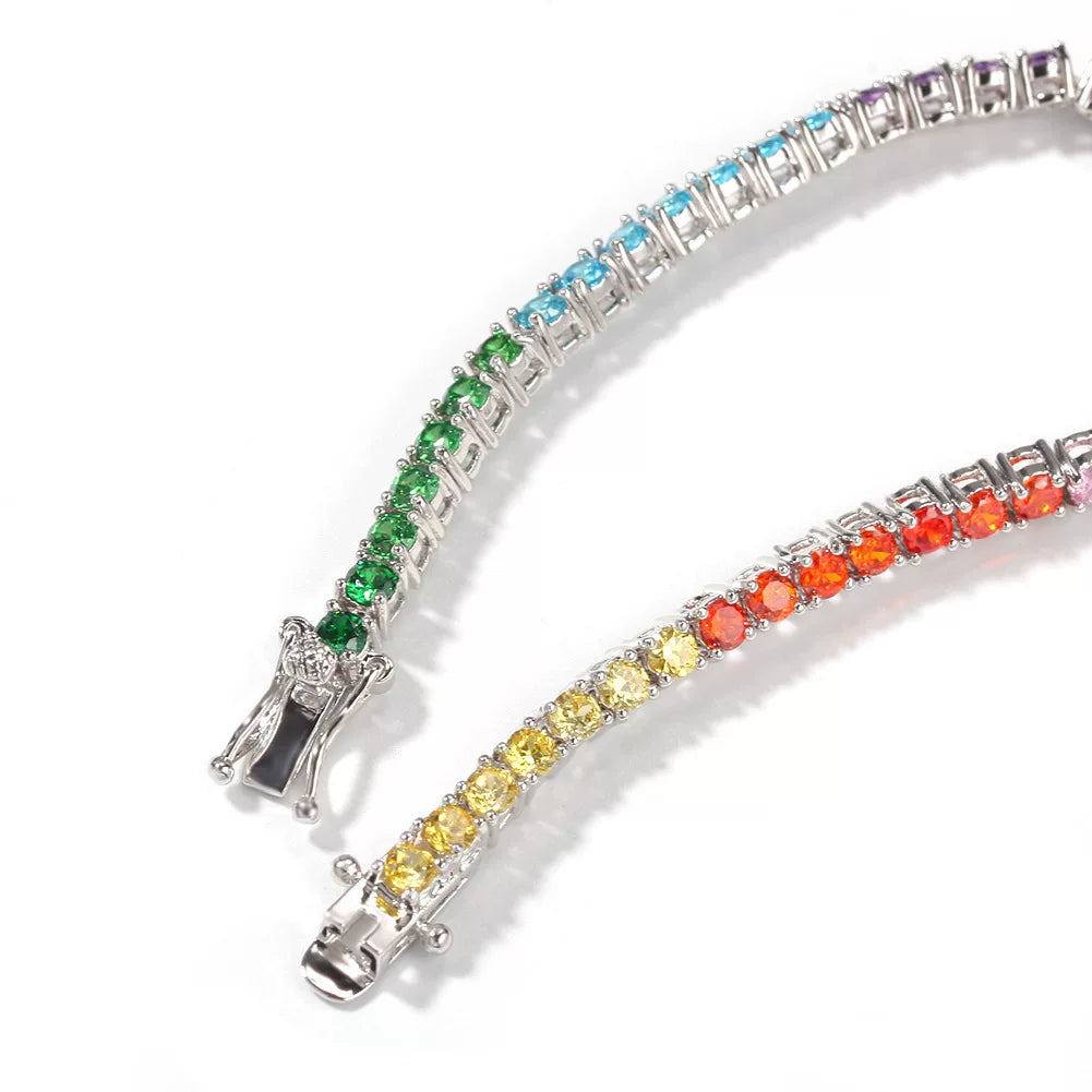 The Spectrum Tennis Bracelet