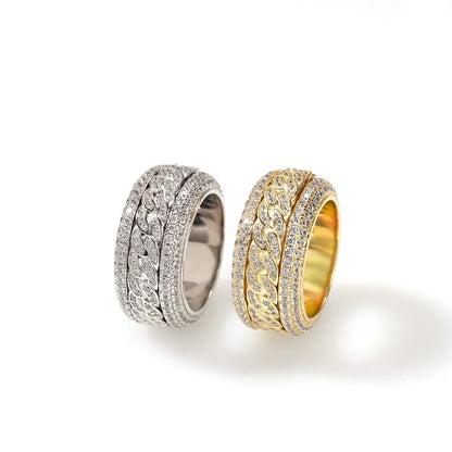 The Cuban Spinner Ring
