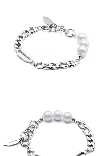 The Pearl Figaro ID Bracelet