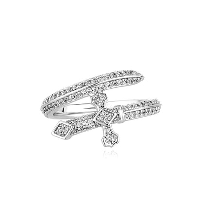 The Gothic Cross Wrap Ring