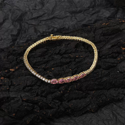 The Blush Tennis Bracelet