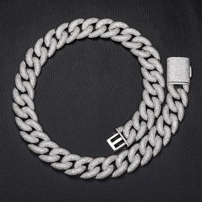 Dome 20mm Iced Cuban Link Necklace