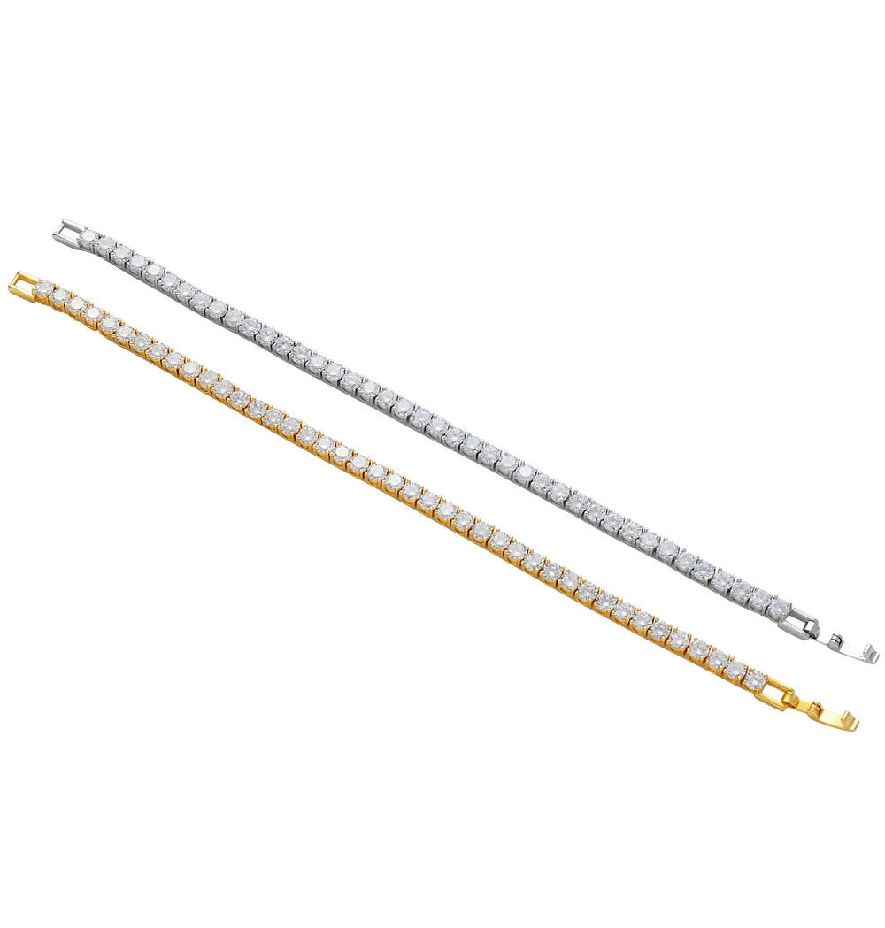 The Baseline Tennis Bracelet