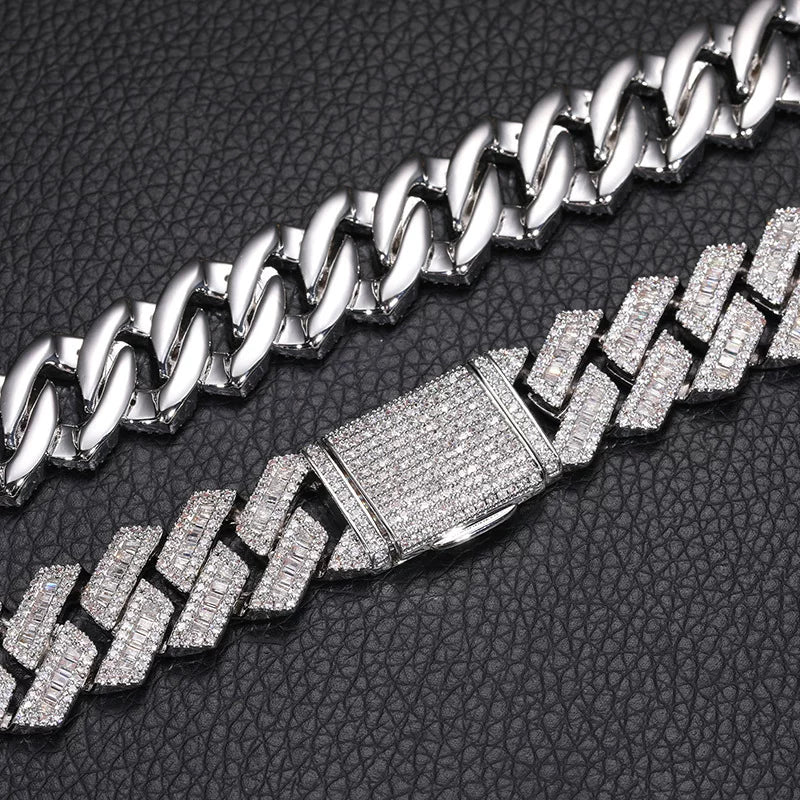 Luxe 20mm Baguette Cuban Bracelet