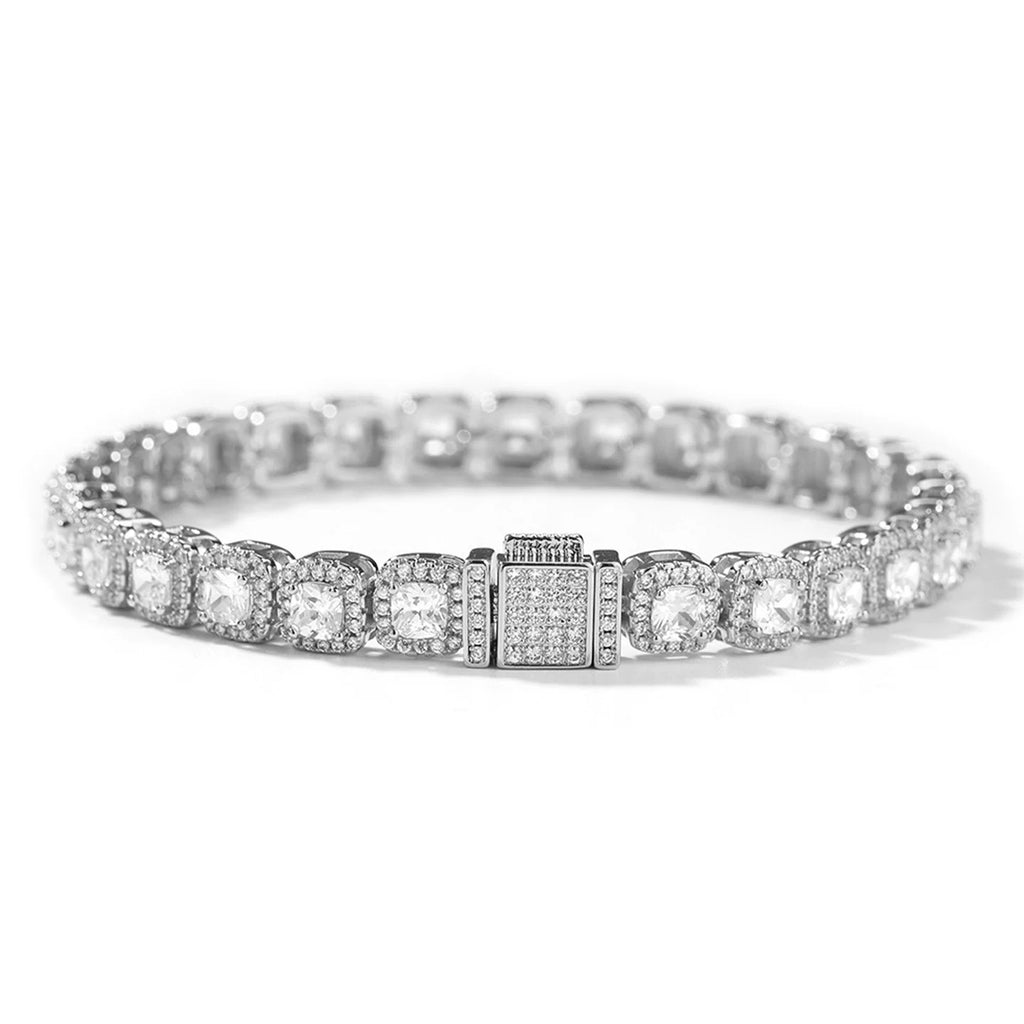 Éclat Cushion Tennis Bracelet