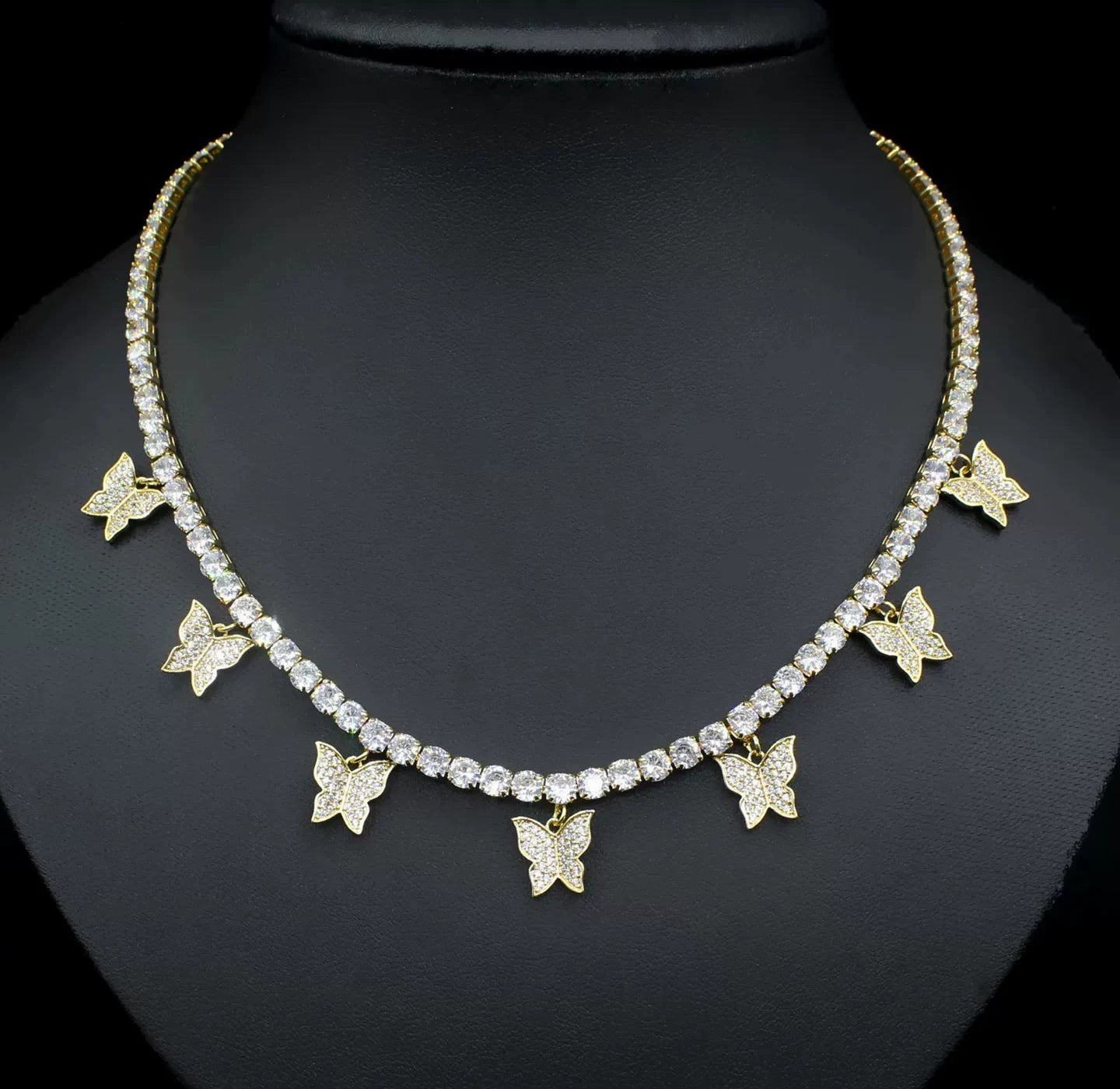 Butterfly CZ Necklace