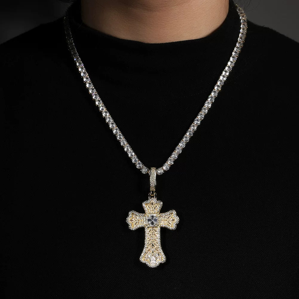 Eden Cross Pendant Necklace