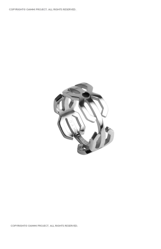The Octagon Grid Ring