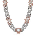 The Stardust Evil Eye Cuban Link Chain Necklace