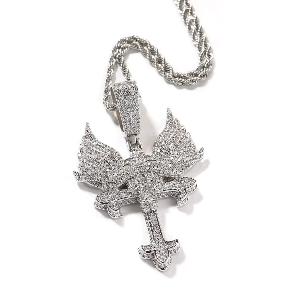 The Seraph Cross Pendant Necklace