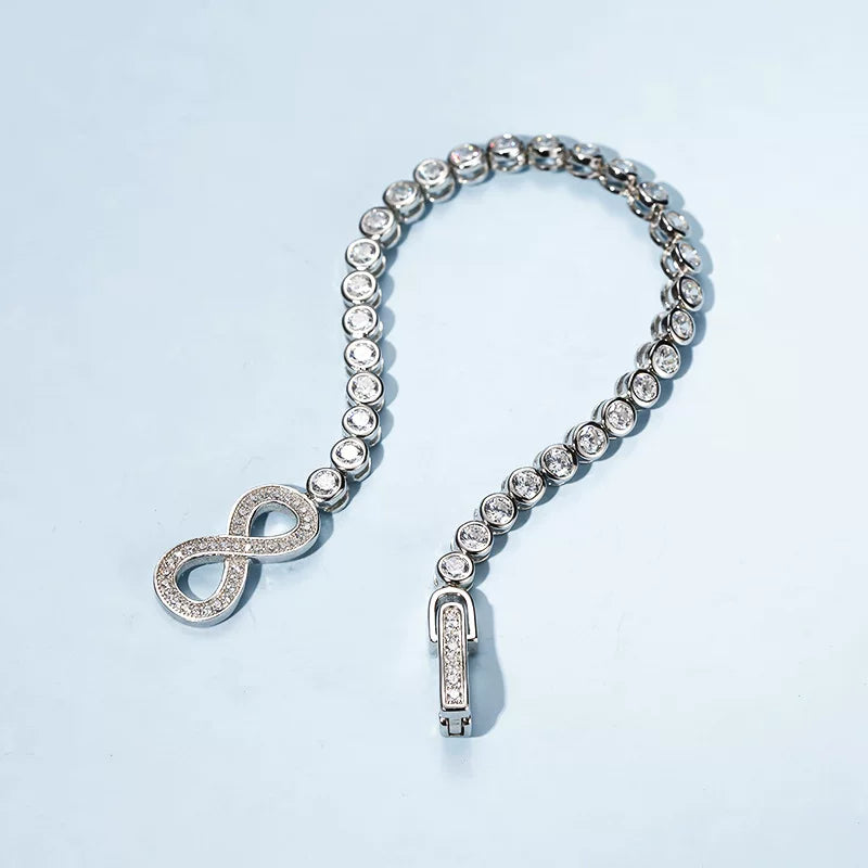 The Infinity Tennis Bracelet