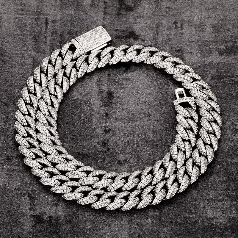 Iced Out Miami Cuban Link Chain Necklace