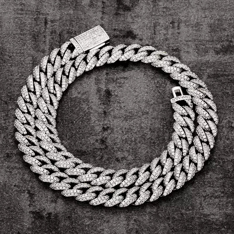 Iced Out Miami Cuban Link Chain Necklace
