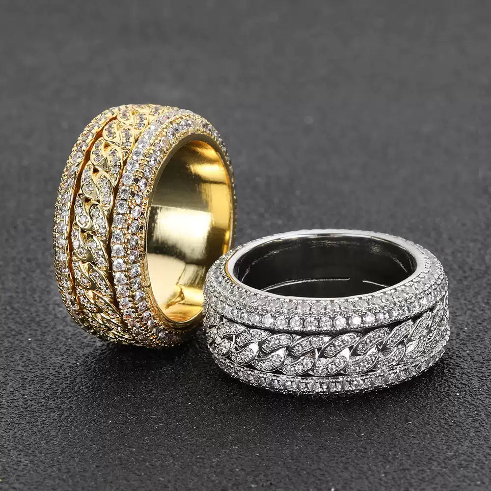 The Cuban Spinner Ring