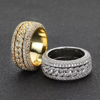 The Cuban Spinner Ring