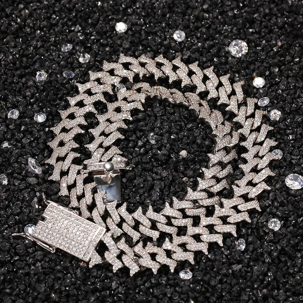 Thorns Iced Cuban Link Chain