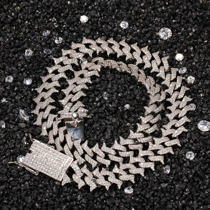 Thorns Iced Cuban Link Chain