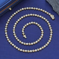 Starburst Prong Tennis Necklace