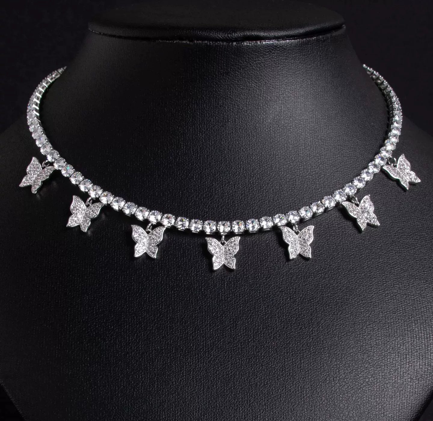 Butterfly CZ Necklace