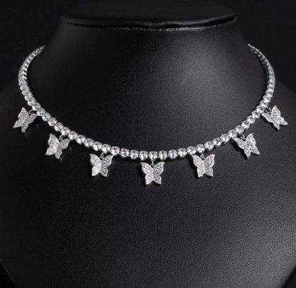 Butterfly CZ Necklace
