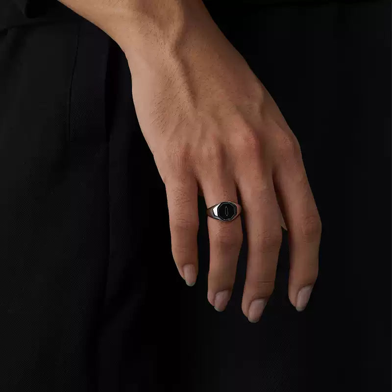 The Octagon Signet Ring