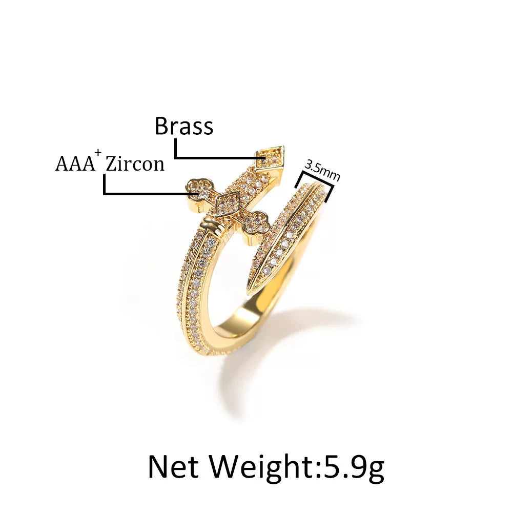 The Bolt Open Ring
