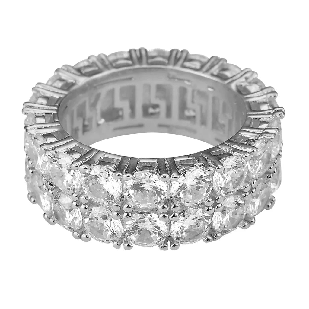 The Double Row Prong Eternity Ring