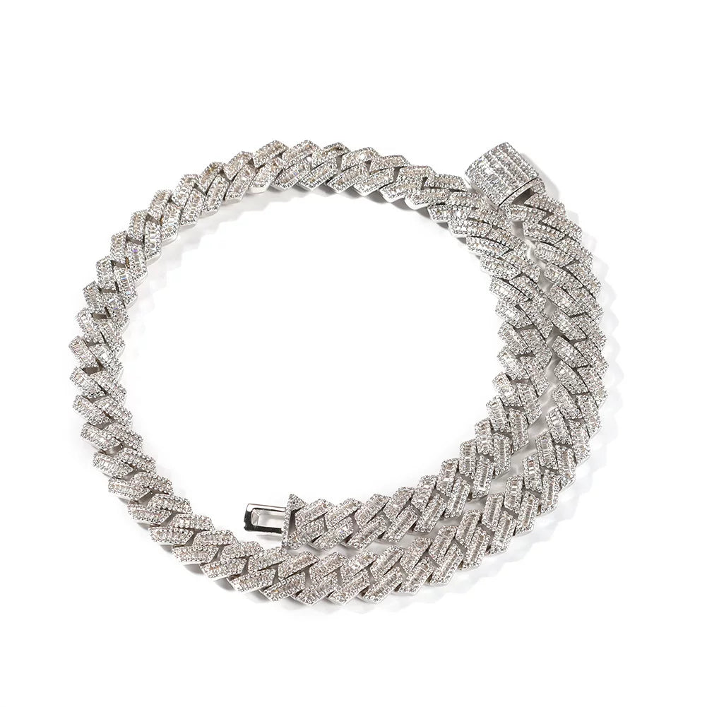 The Baguette Cuban Chain Necklace