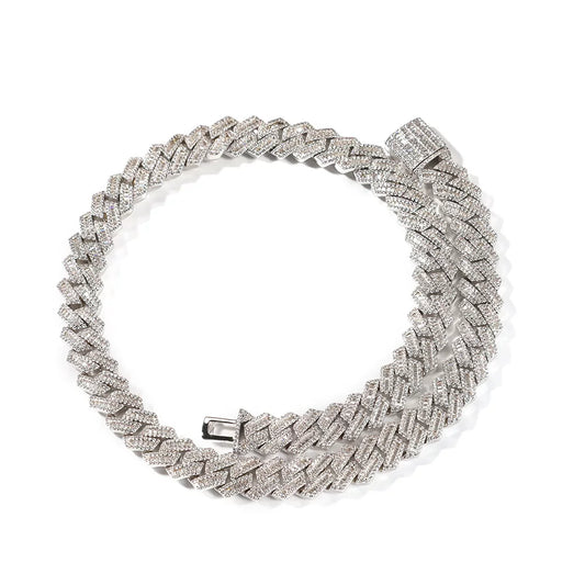 The Baguette Cuban Chain Necklace