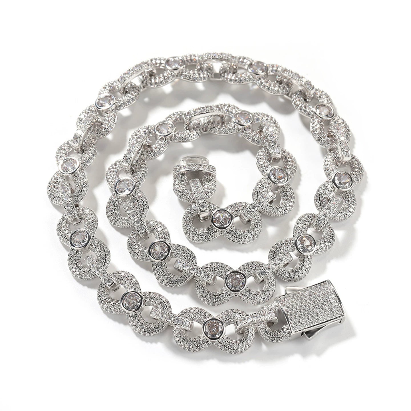Glacé Mariner Iced Cuban Link Necklace