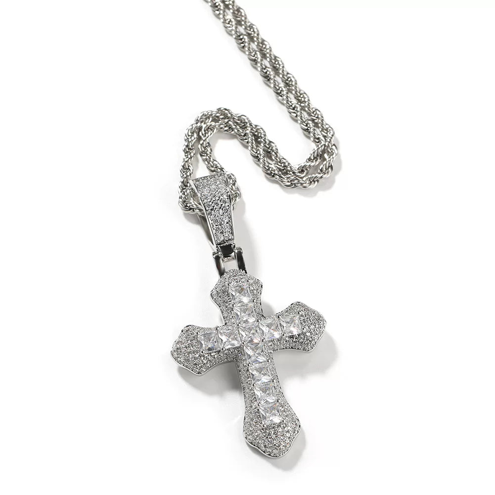 The Spectrum Cross Pendant Necklace