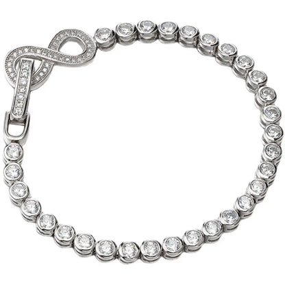 The Infinity Tennis Bracelet