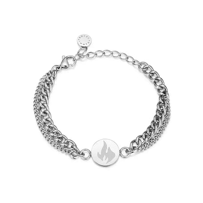 The Flame Coin Bracelet