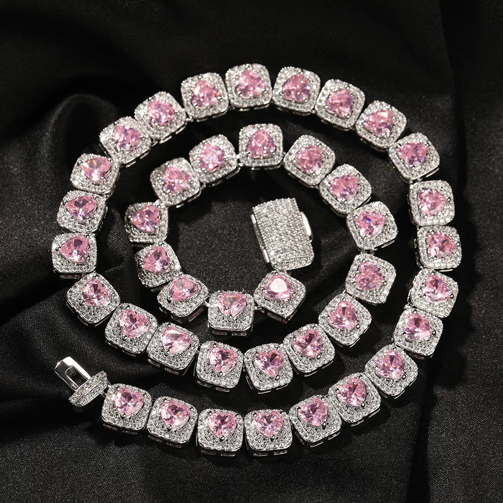 The Sweetheart Tennis Chain Necklace