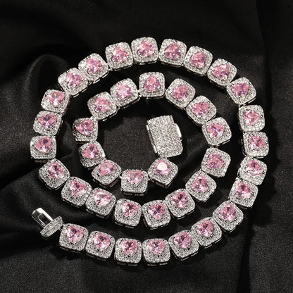 The Sweetheart Tennis Chain Necklace
