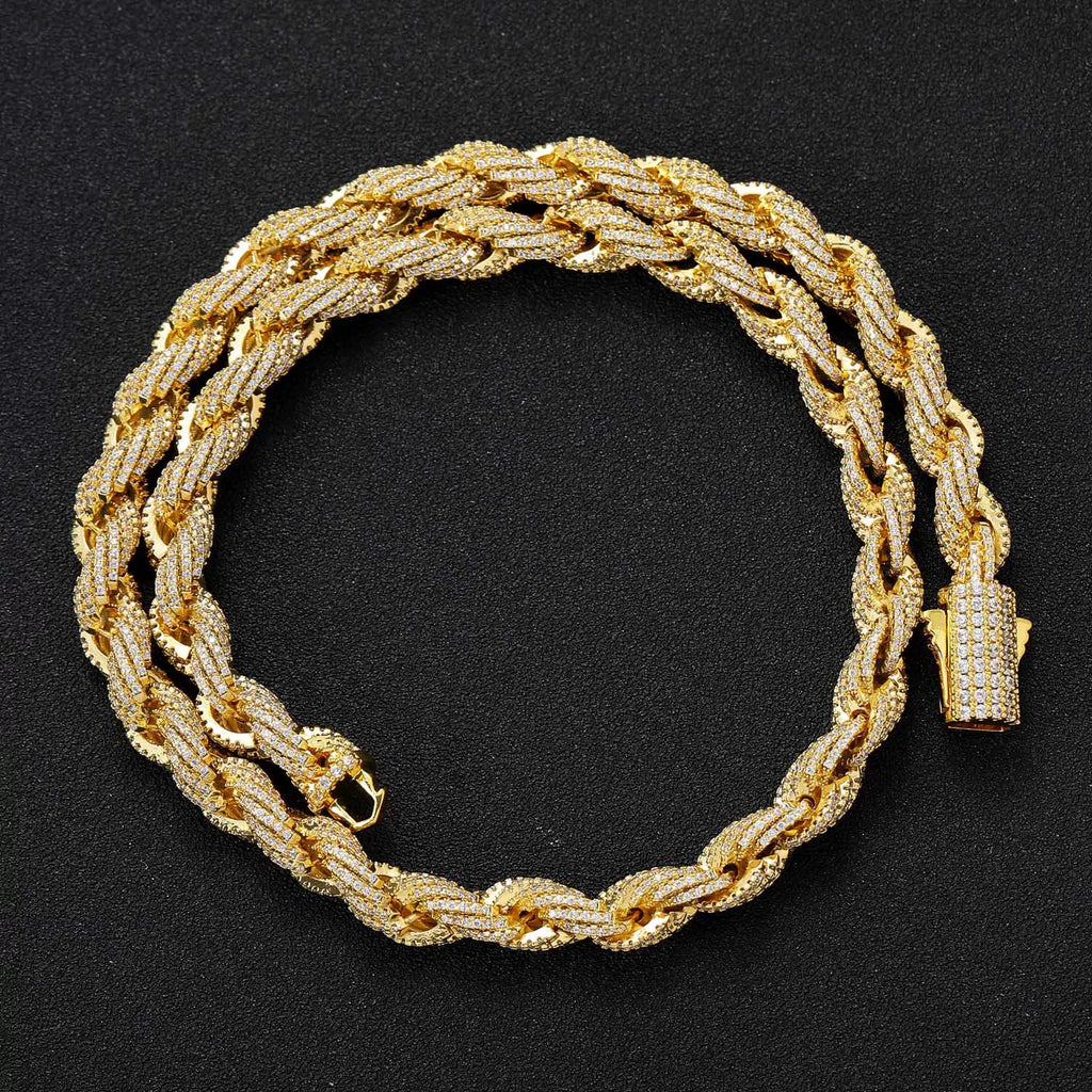 The Iced Rope Chain Necklace