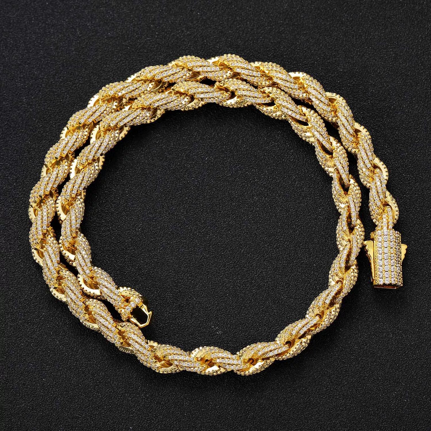 The Iced Rope Chain Necklace