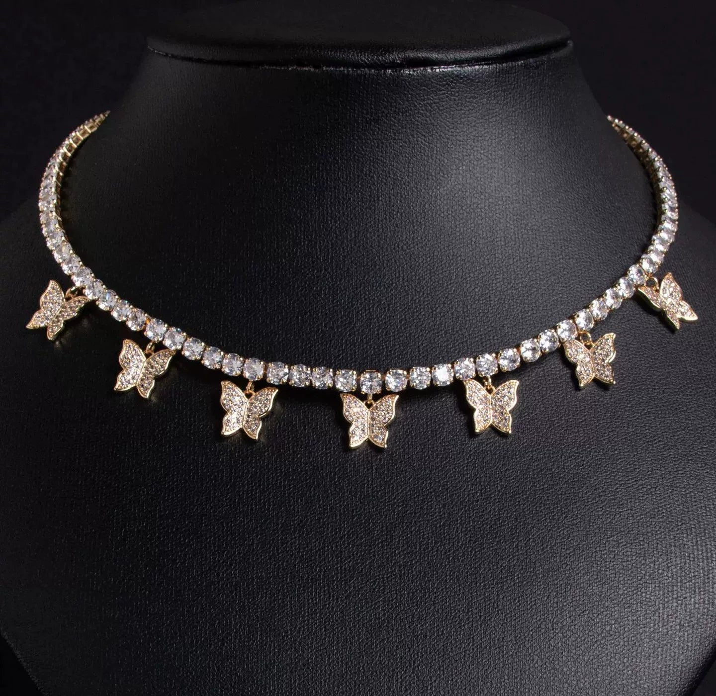 Butterfly CZ Necklace