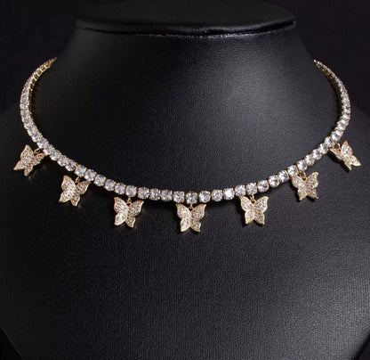 Butterfly CZ Necklace