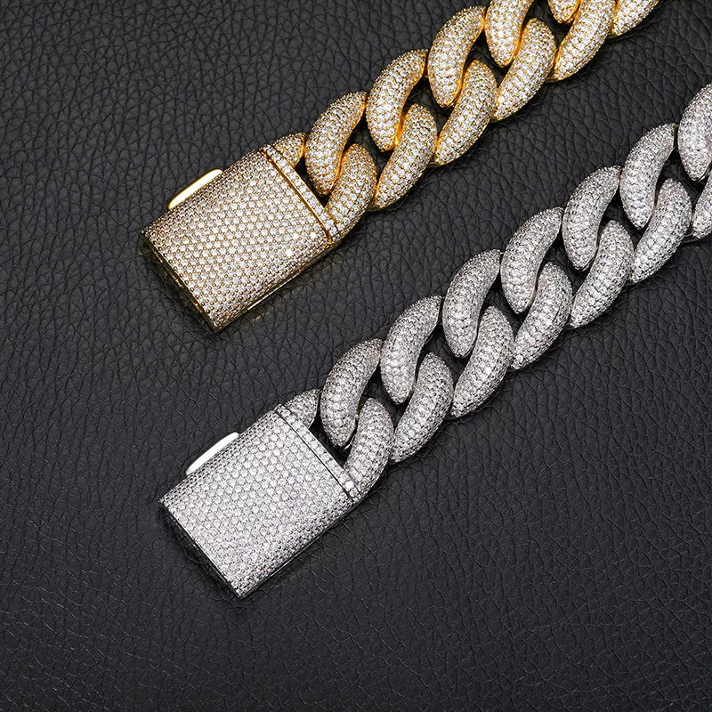 Dome 20mm Iced Cuban Bracelet