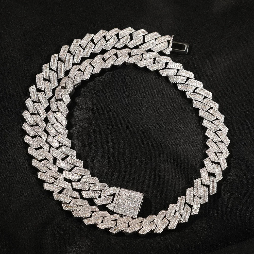 The Baguette Cuban Chain Necklace