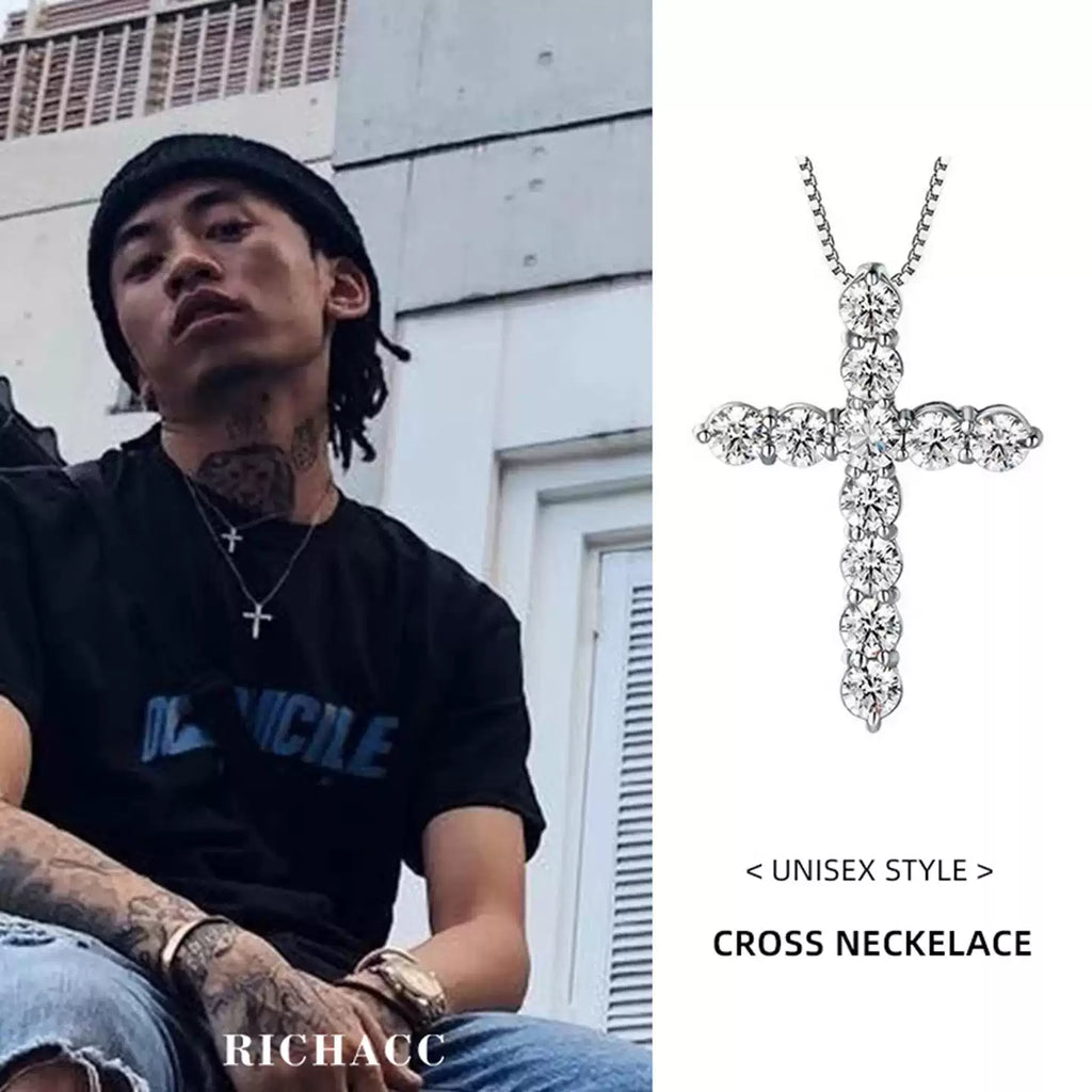 Crystal Cross Necklace