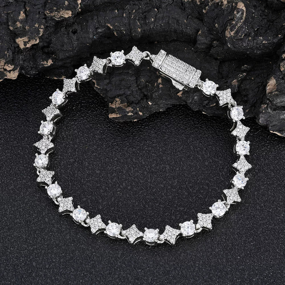 Star Link CZ Tennis Bracelet