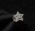 Iced Out 3D Star Ring