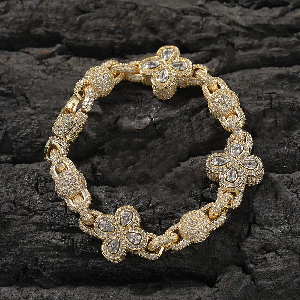 Petal Bloom Iced Mariner Chain Set