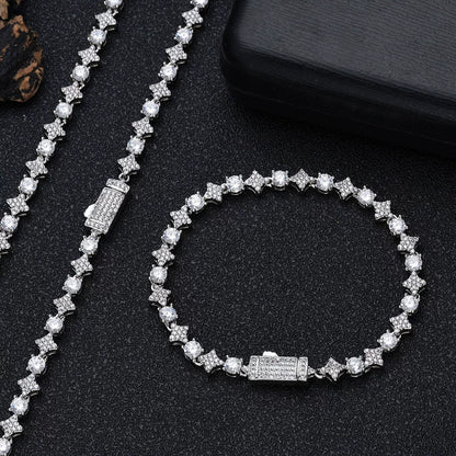 Star Link CZ Tennis Bracelet