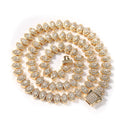 The Marquise Halo Tennis Chain Necklace