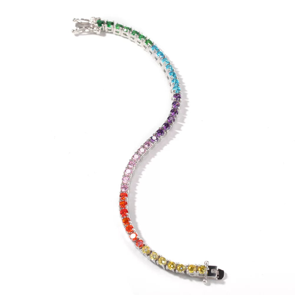 The Spectrum Tennis Bracelet